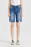 BAYEAS Full Size Super High Rise Denim Bermuda Shorts