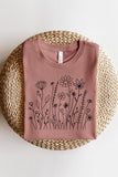 Wildflower Flower Meadow Graphic T Shirts