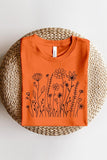 Wildflower Flower Meadow Graphic T Shirts
