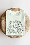 Wildflower Flower Meadow Graphic T Shirts