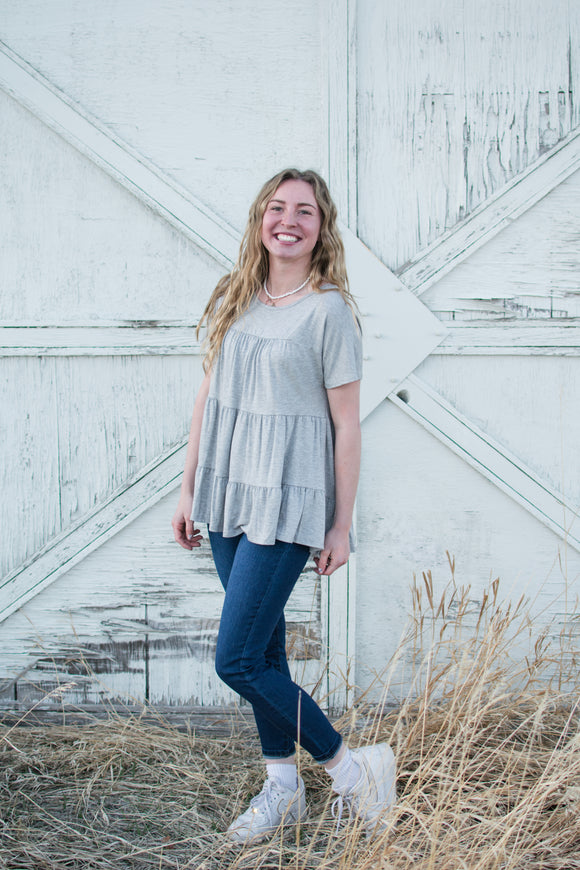 Three Tiered Solid Tunic