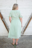 Tie-Knot Sleeve Dress